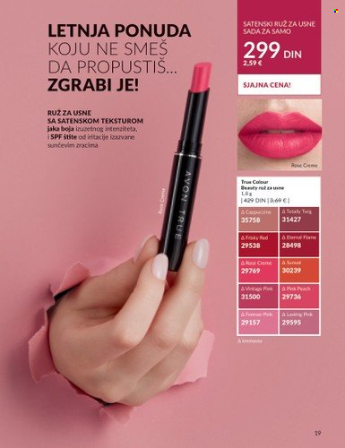 Avon katalog - 01.08.2023 - 31.08.2023. Stranica 19