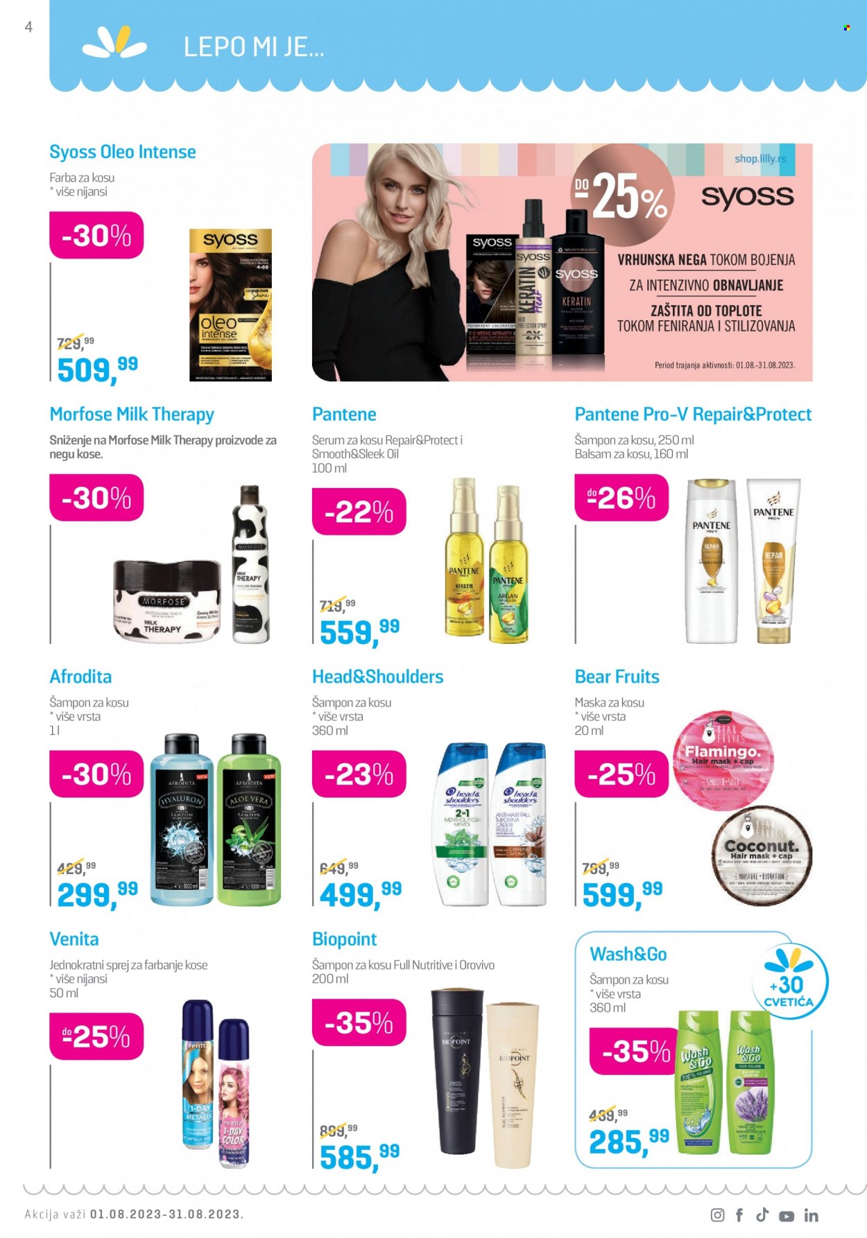 Lilly Drogerie katalog - 01.08.2023 - 31.08.2023. Stranica 4