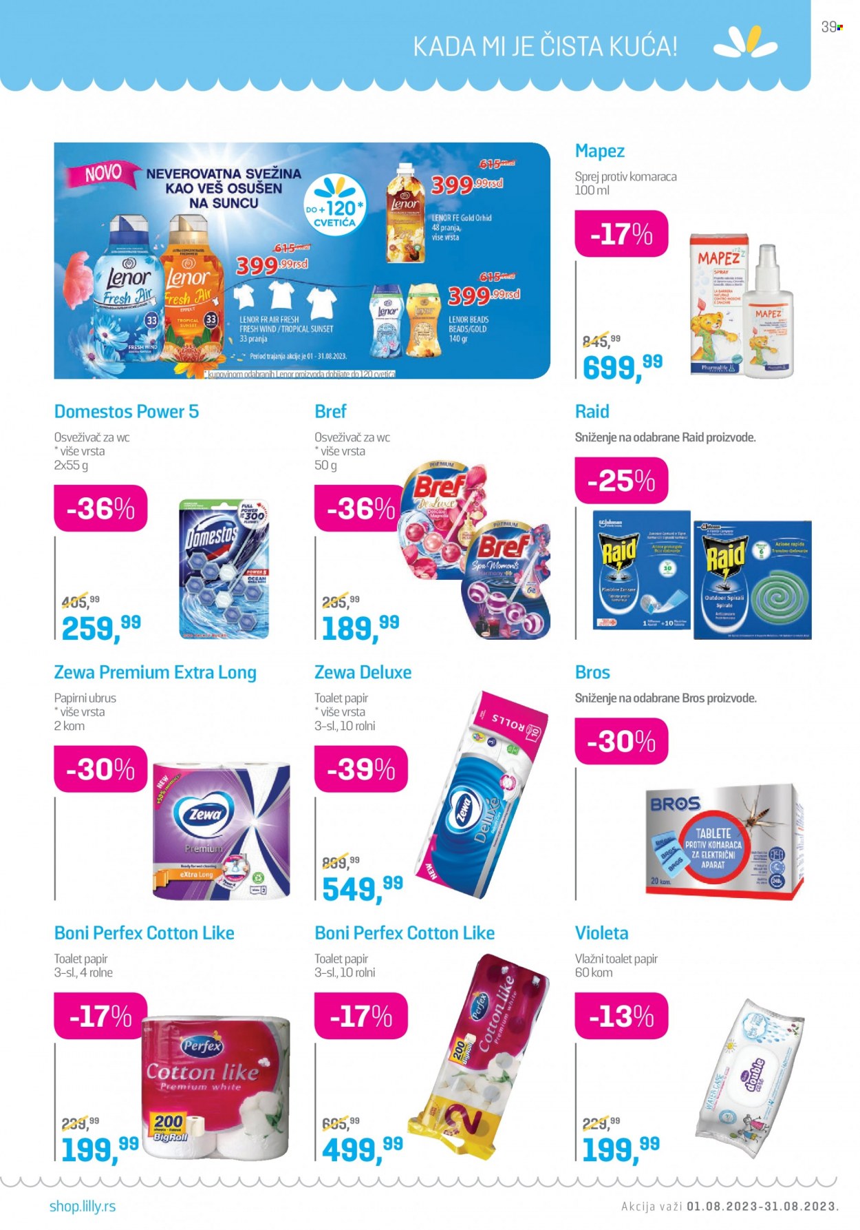 Lilly Drogerie katalog - 01.08.2023 - 31.08.2023. Stranica 39