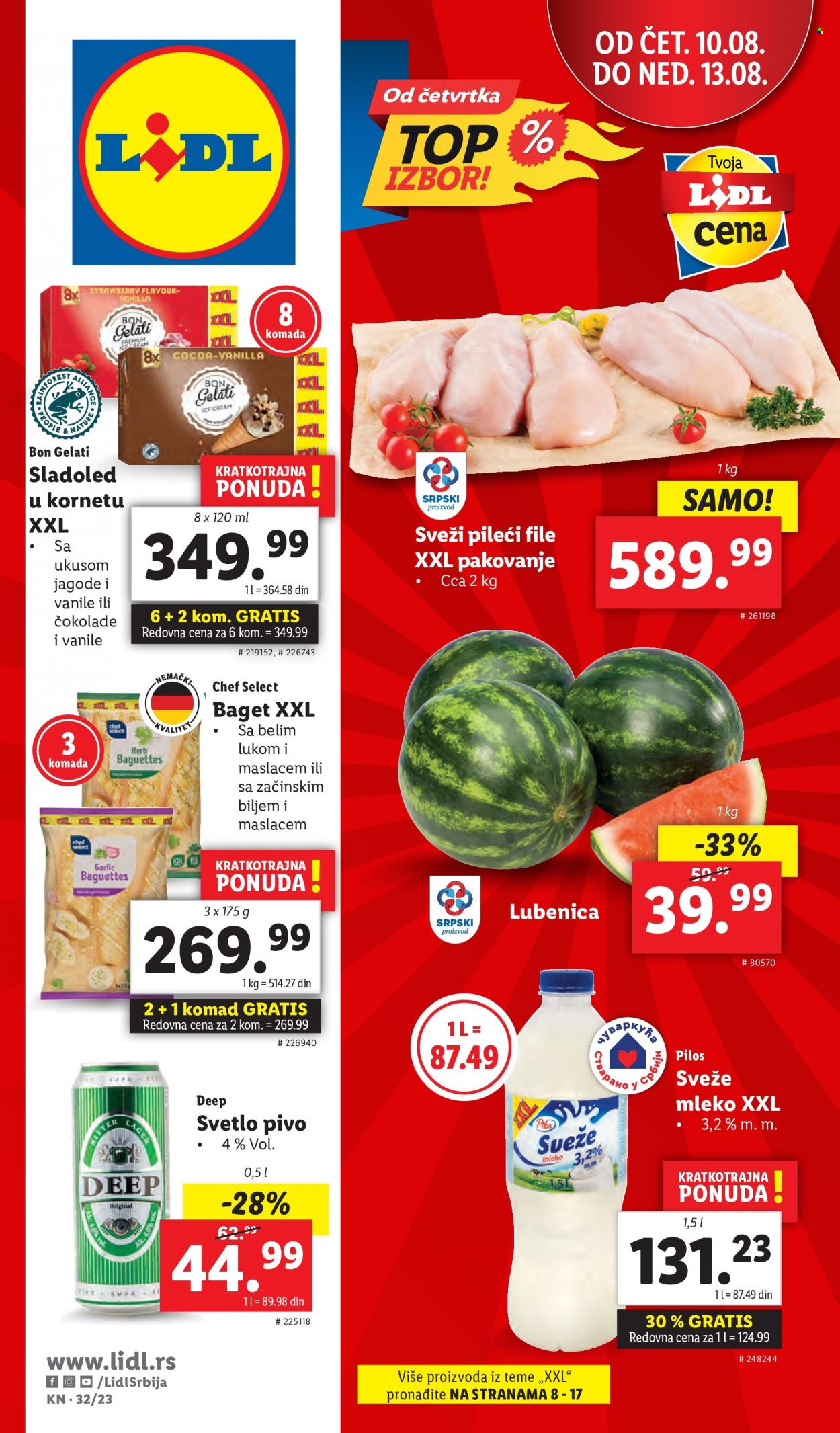 Lidl katalog - 10.08.2023 - 16.08.2023. Stranica 1