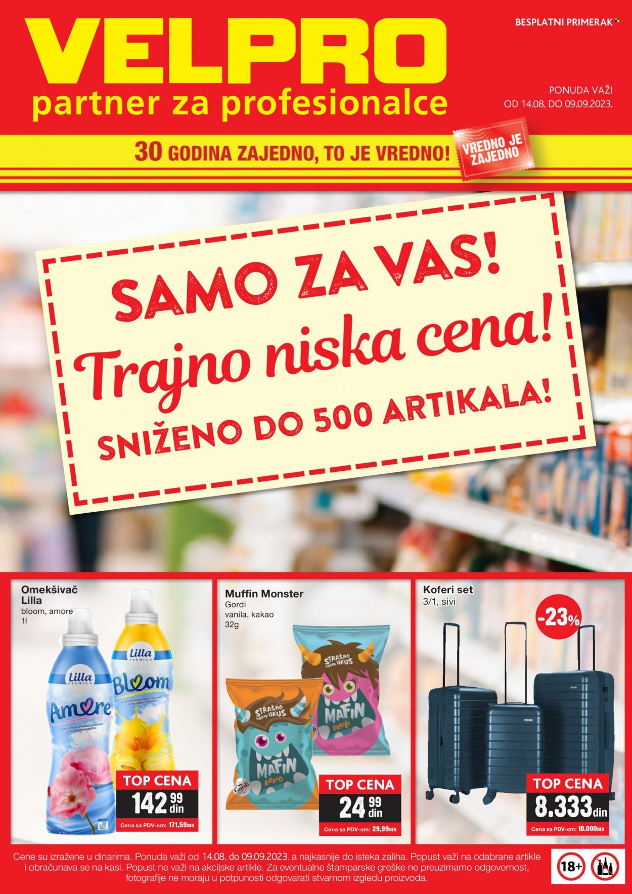 Velpro katalog - 14.08.2023 - 09.09.2023. Stranica 1