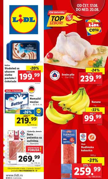Lidl katalog - 17.08.2023 - 23.08.2023.