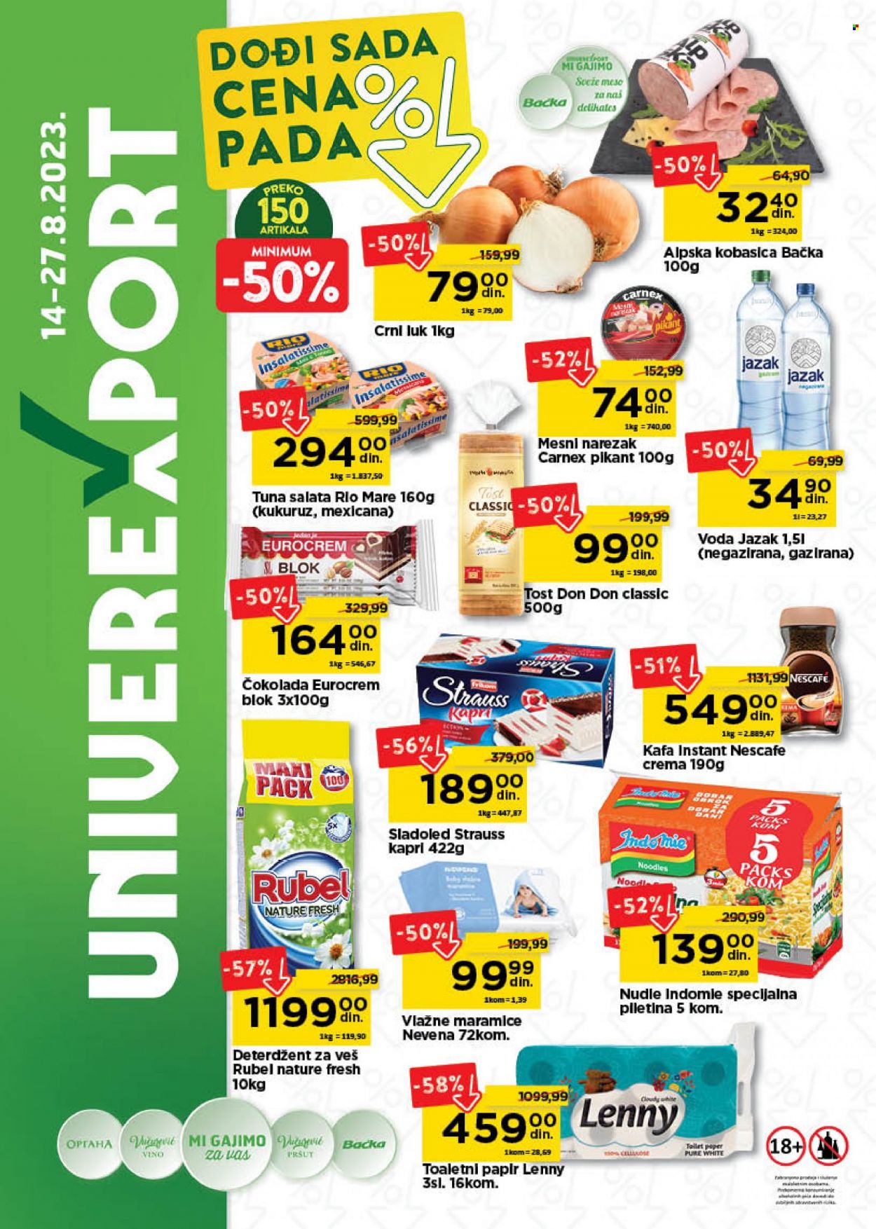 Univerexport katalog - 14.08.2023 - 27.08.2023. Stranica 1