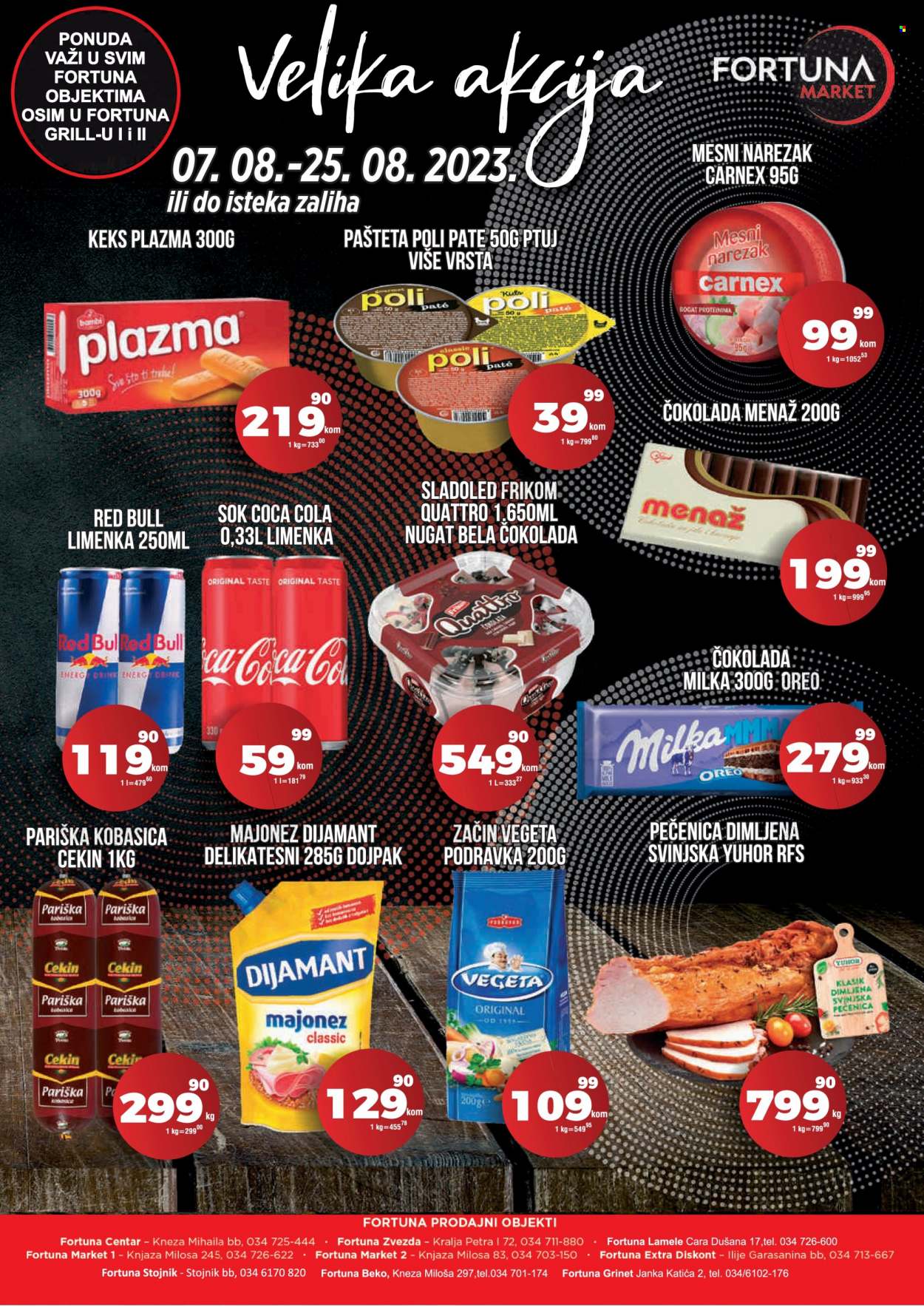 Fortuna Market katalog - 07.08.2023 - 25.08.2023. Stranica 1