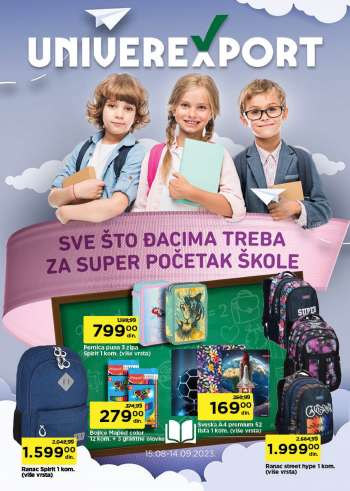 Univerexport katalog - 15.08.2023 - 14.09.2023.