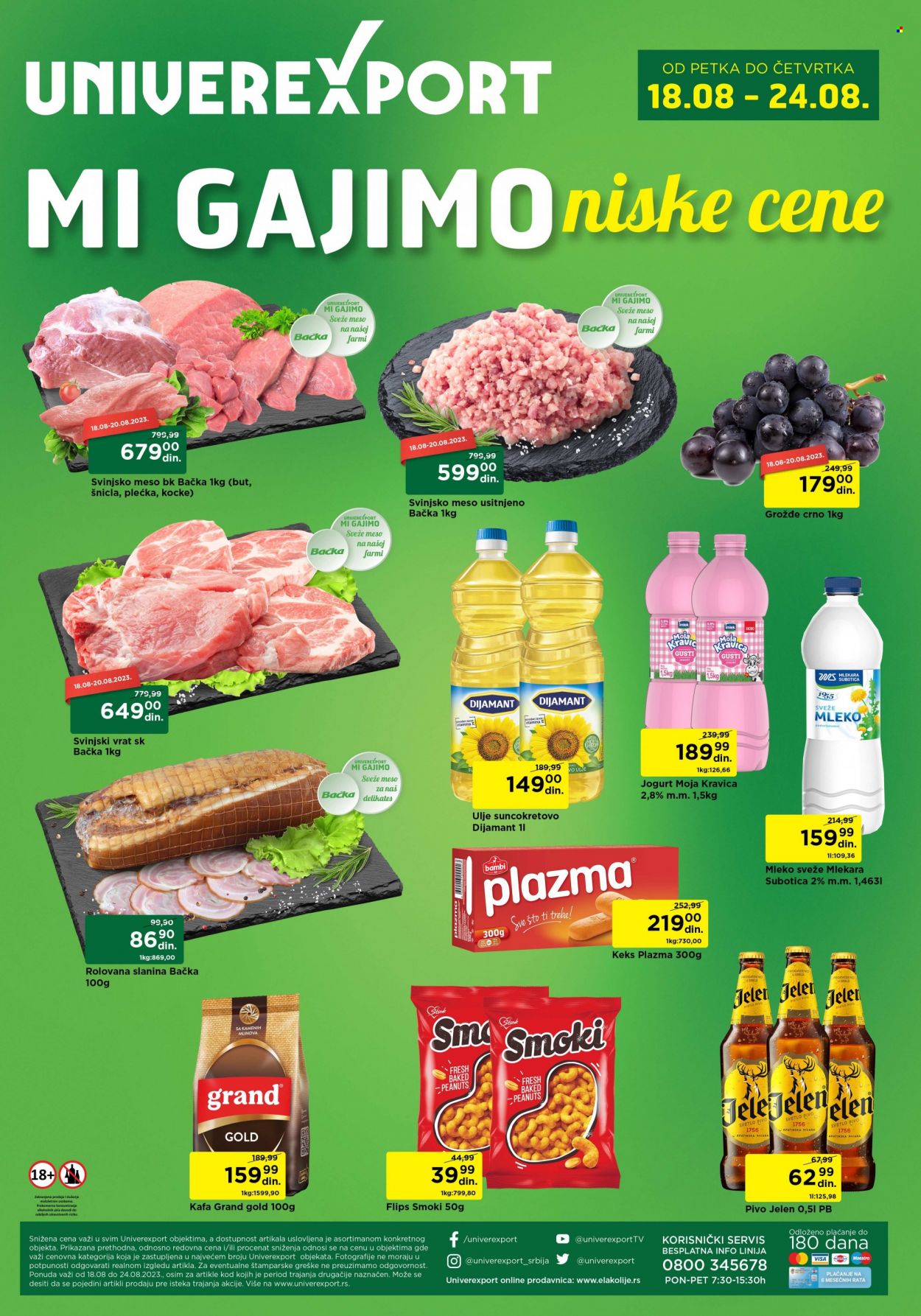Univerexport katalog - 18.08.2023 - 24.08.2023. Stranica 1