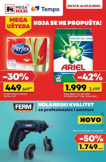 Mega Maxi katalog - 17.08.2023 - 23.08.2023.