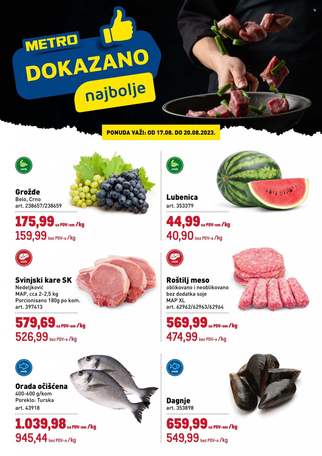 Metro katalog - 17.08.2023 - 20.08.2023. Stranica 1