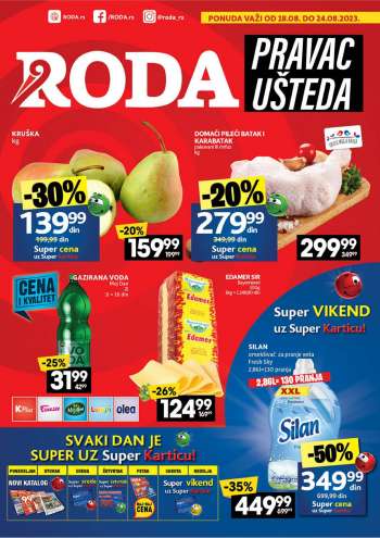 Roda katalog - 18.08.2023 - 24.08.2023.