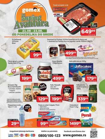 Gomex katalog - 21.08.2023 - 23.08.2023.