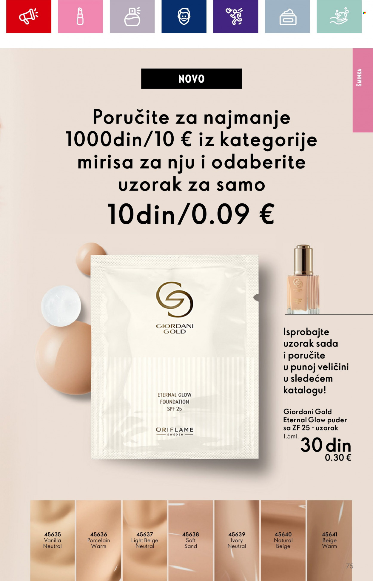 Oriflame katalog - 23.08.2023 - 12.09.2023. Stranica 77