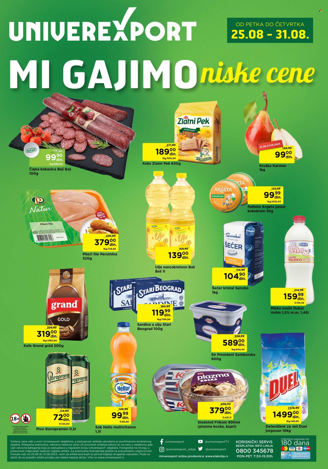 Univerexport katalog - 25.08.2023 - 31.08.2023. Stranica 1