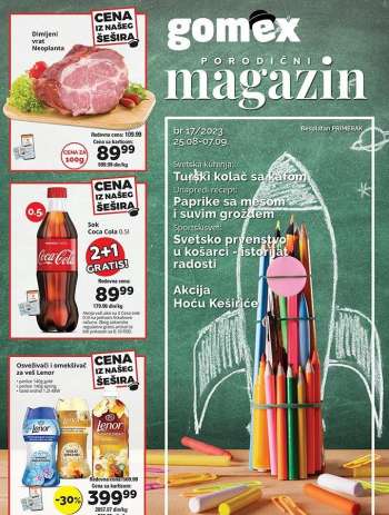 Gomex katalog - 25.08.2023 - 07.09.2023.