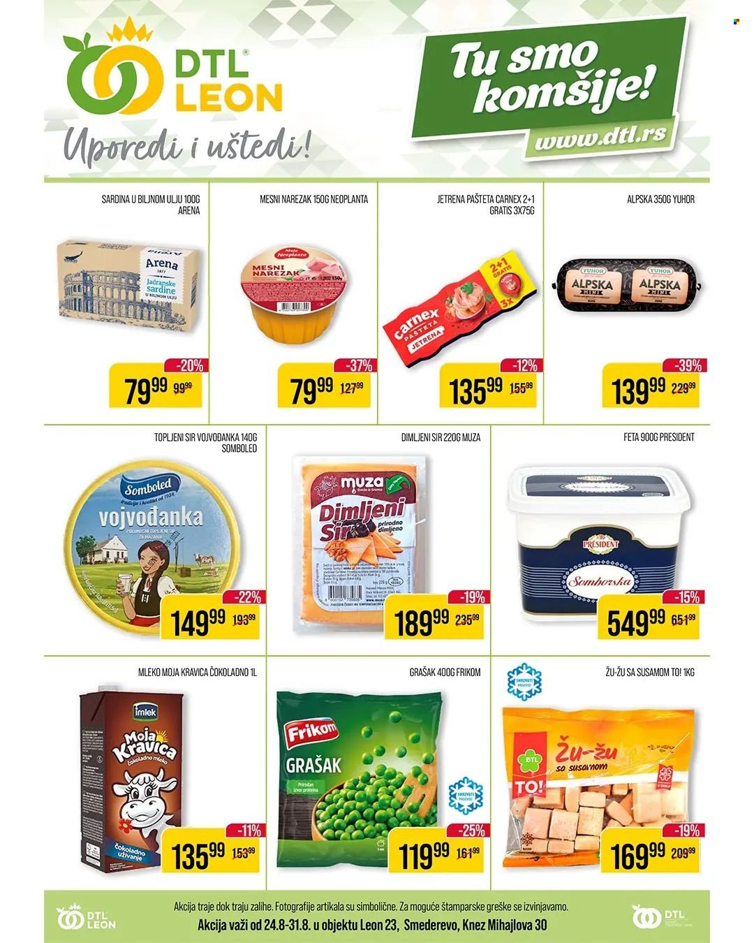 Leon Diskont katalog - 24.08.2023 - 31.08.2023. Stranica 1