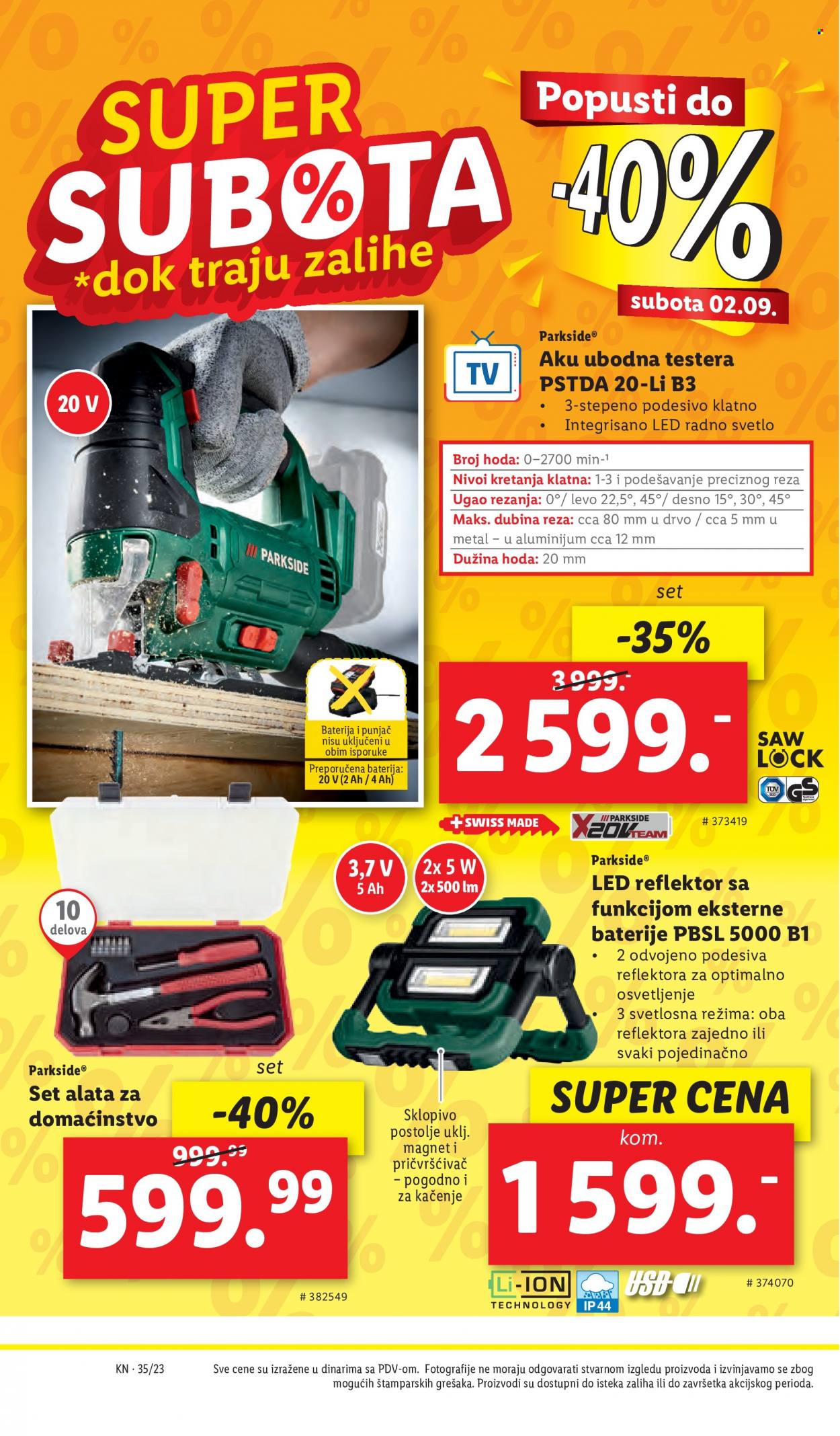 Lidl katalog - 31.08.2023 - 06.09.2023. Stranica 34