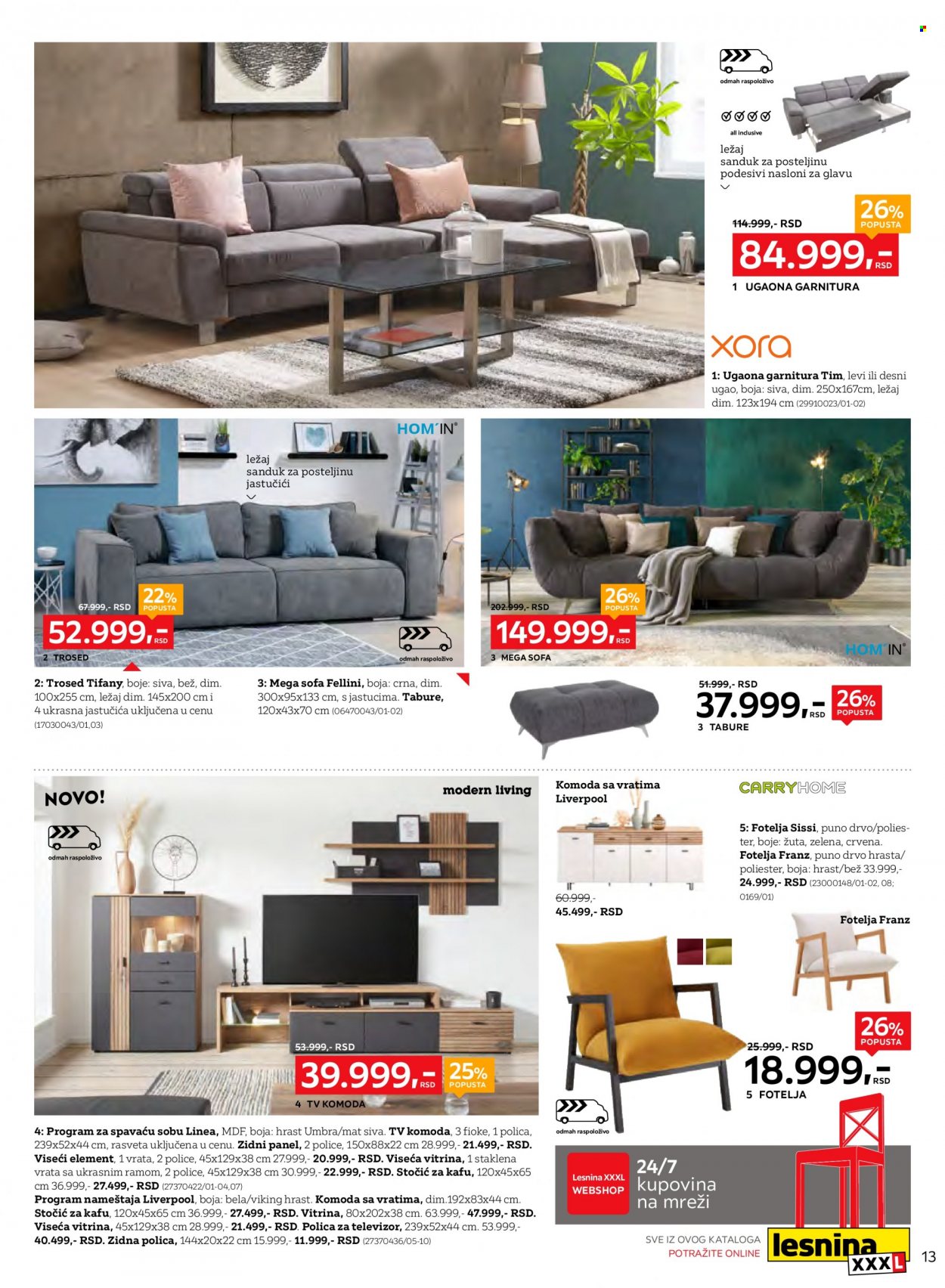 Lesnina XXXL katalog - 28.08.2023 - 24.09.2023. Stranica 13