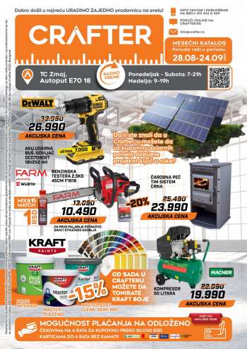 Crafter katalog - 28.08.2023 - 24.09.2023.