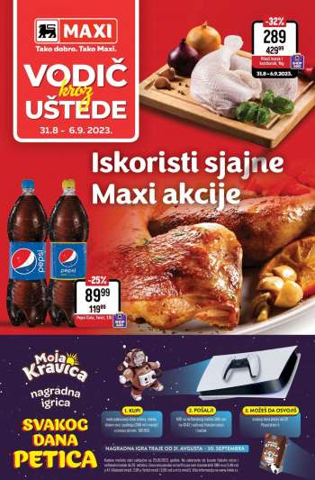 Maxi katalog - 31.08.2023 - 06.09.2023.