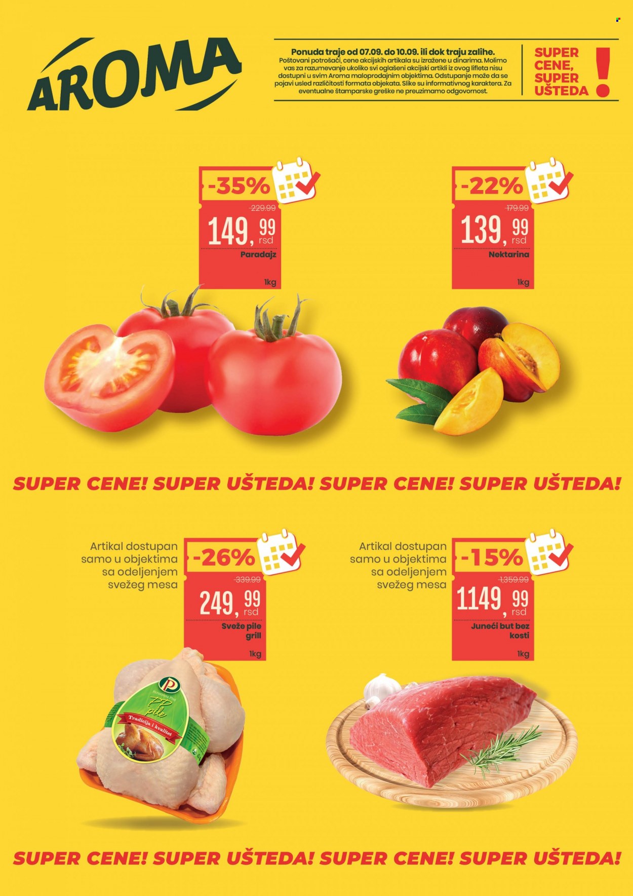 Aroma Market katalog - 07.09.2023 - 10.09.2023. Stranica 1