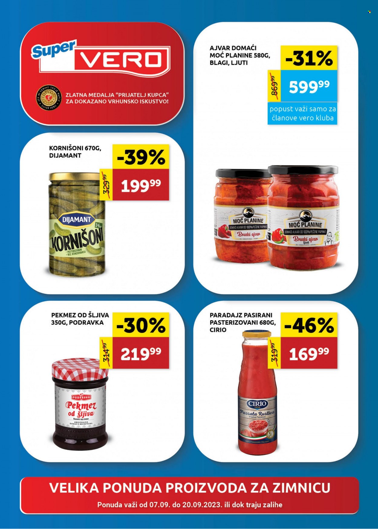 SuperVERO katalog - 07.09.2023 - 20.09.2023. Stranica 1
