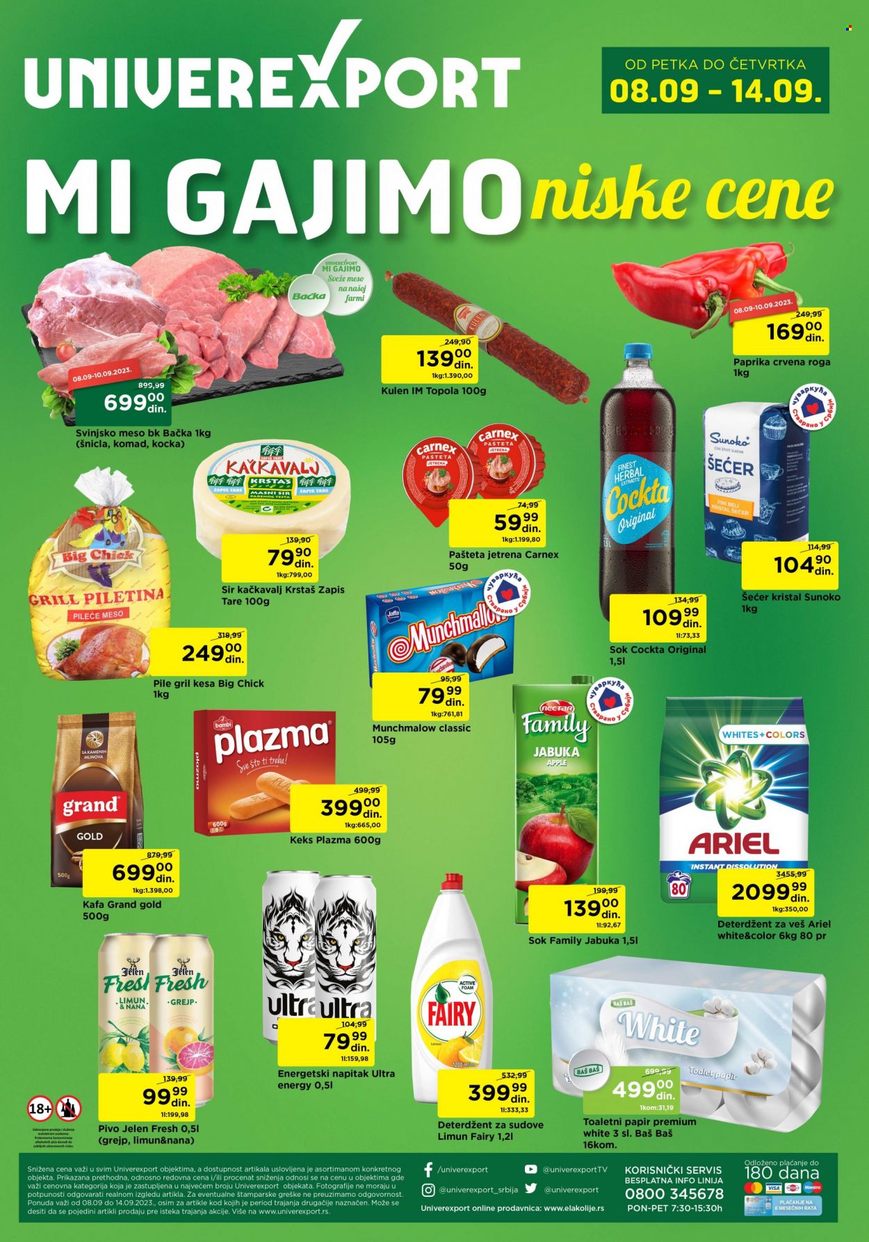 Univerexport katalog - 08.09.2023 - 14.09.2023. Stranica 1