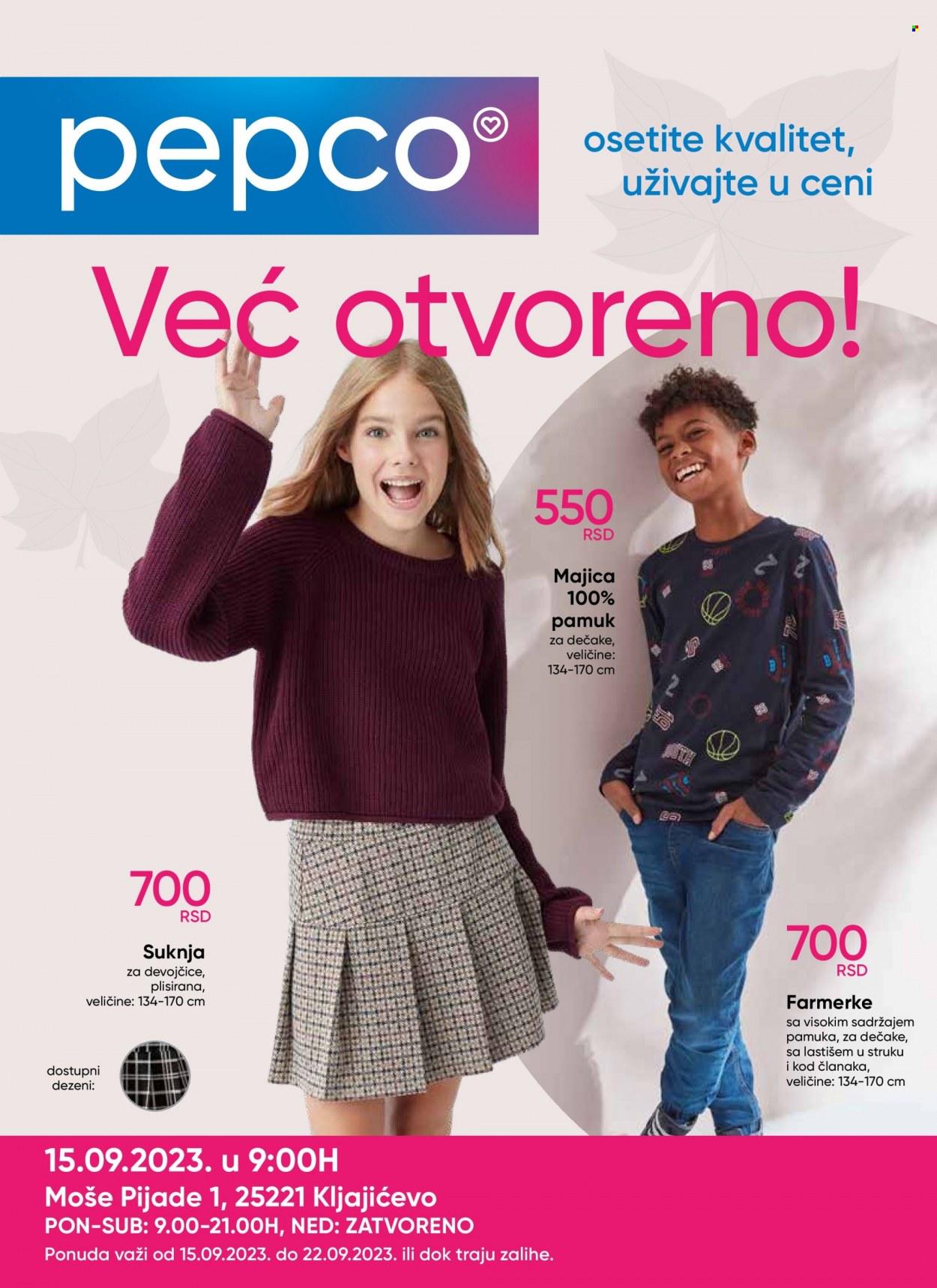 Pepco katalog - 15.09.2023 - 22.09.2023. Stranica 1