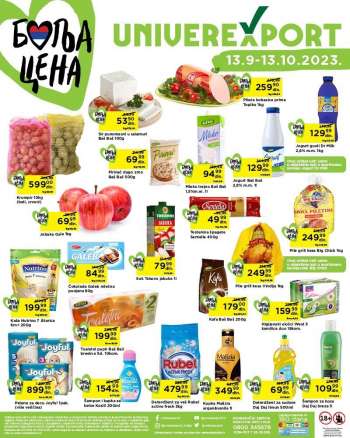 Univerexport katalog - 13.09.2023 - 13.10.2023.