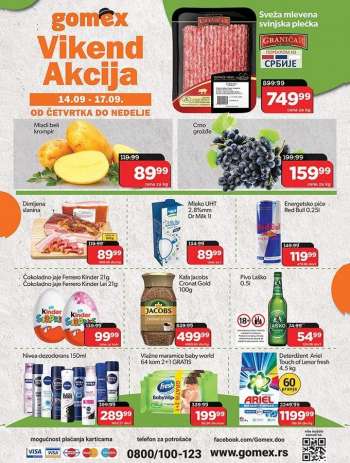 Gomex katalog - 14.09.2023 - 17.09.2023.