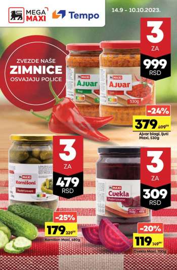 Mega Maxi katalog - 14.09.2023 - 10.10.2023.