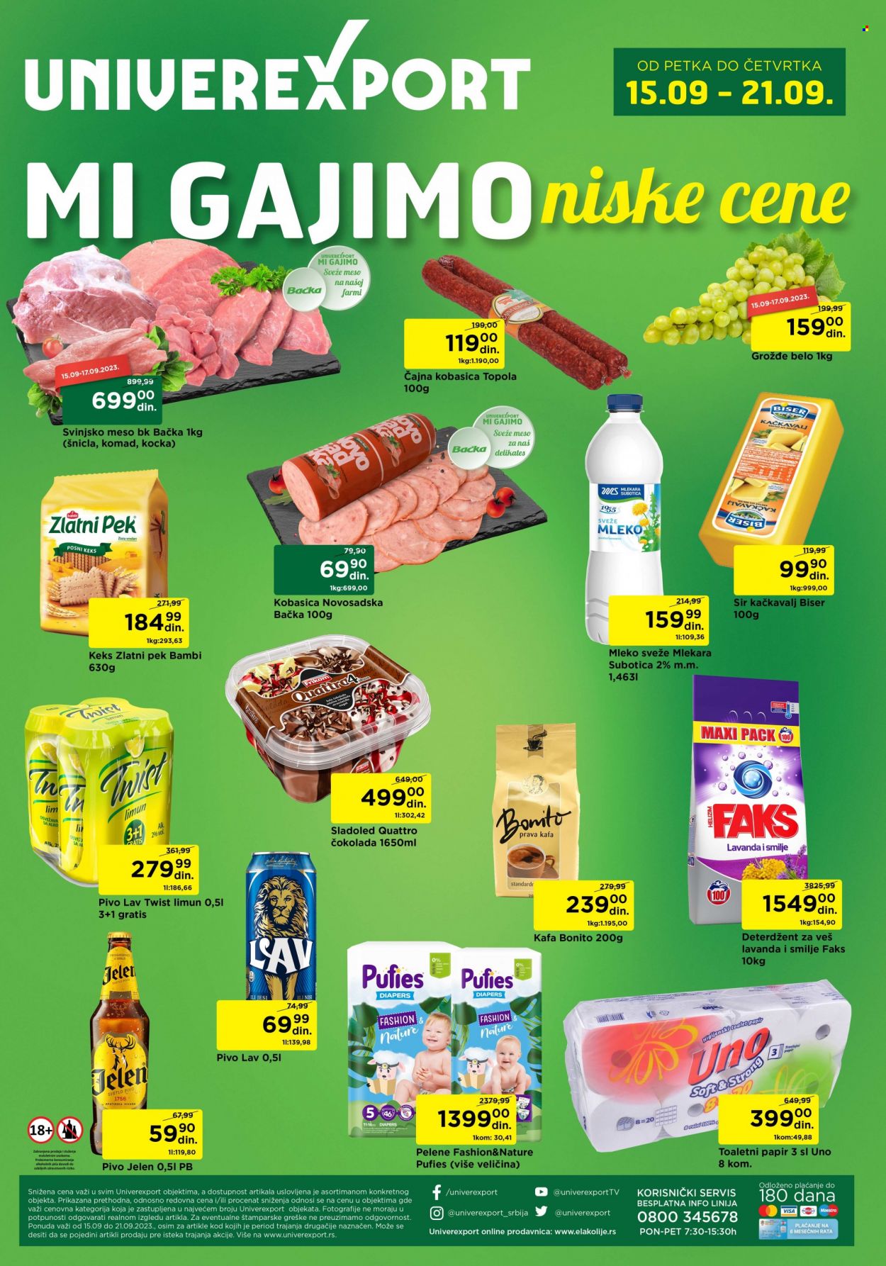 Univerexport katalog - 15.09.2023 - 21.09.2023. Stranica 1