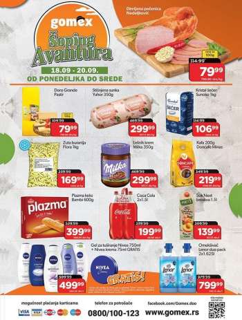 Gomex katalog - 18.09.2023 - 20.09.2023.