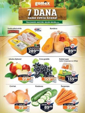 Gomex katalog - 20.09.2023 - 26.09.2023.