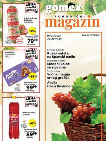 Gomex katalog - 22.09.2023 - 05.10.2023.