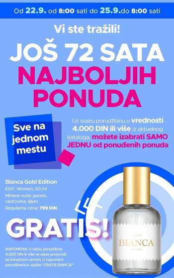 Farmasi katalog - 22.09.2023 - 25.09.2023.