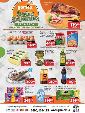 Gomex katalog - 25.09.2023 - 27.09.2023.