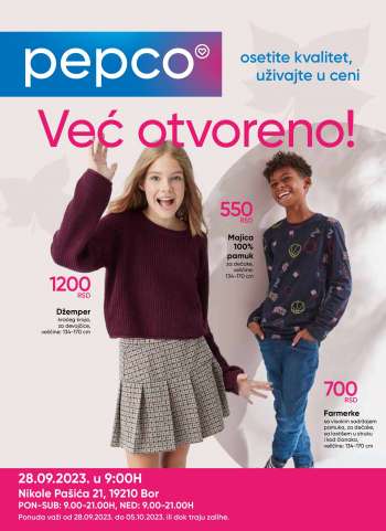 Pepco katalog - 28.09.2023 - 05.10.2023.