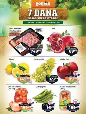 Gomex katalog - 27.09.2023 - 03.10.2023.