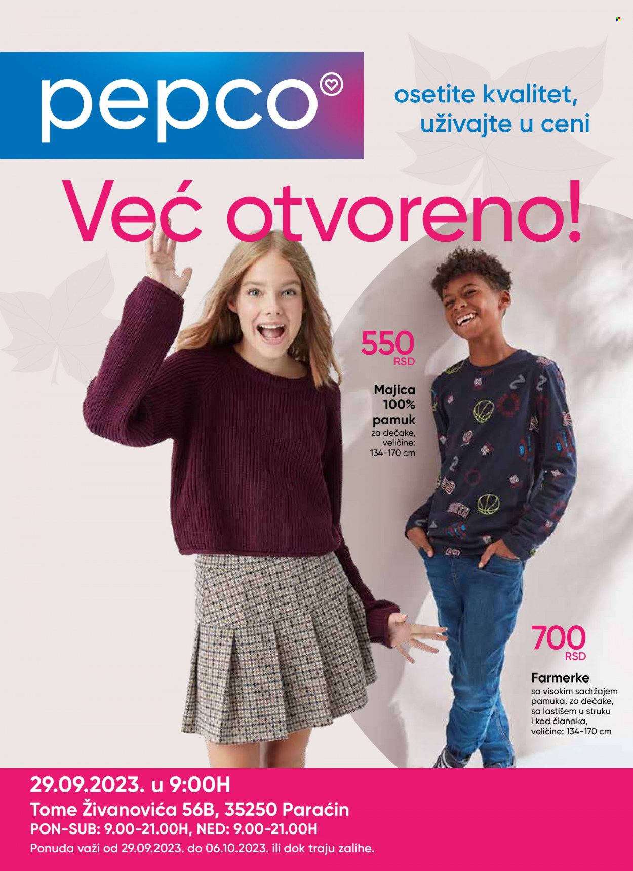 Pepco katalog - 29.09.2023 - 06.10.2023. Stranica 1