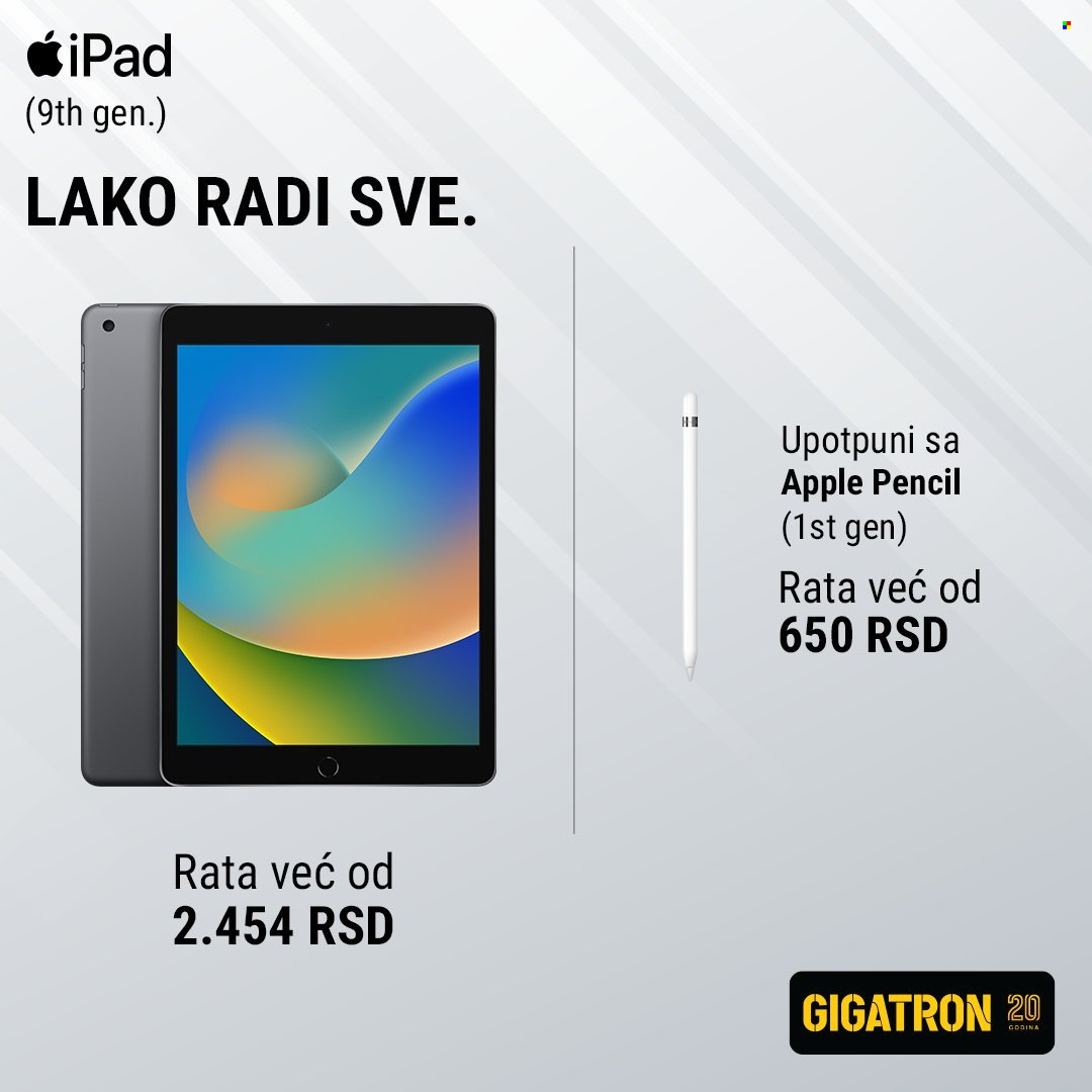 Gigatron katalog. Stranica 1