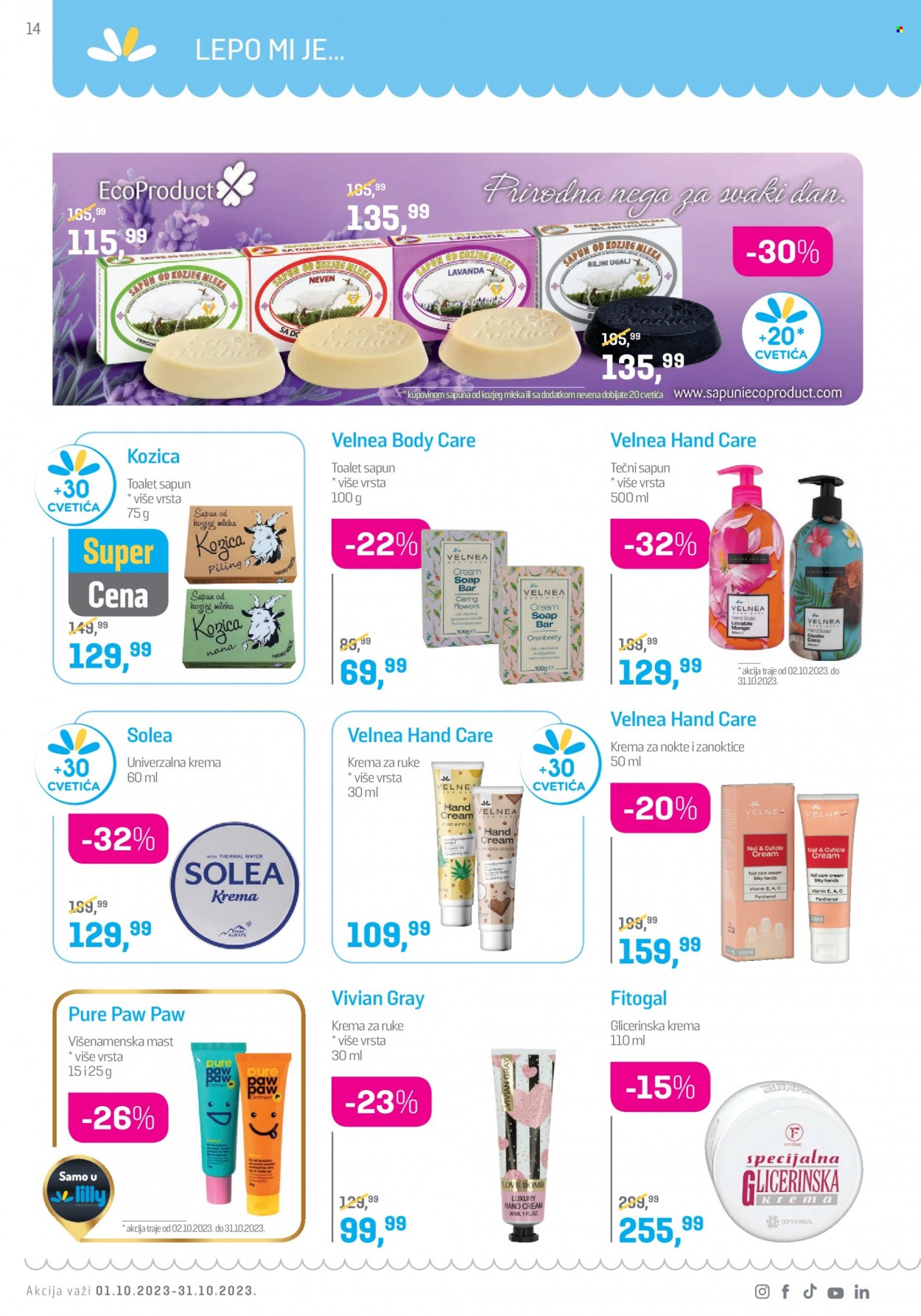 Lilly Drogerie katalog - 01.10.2023 - 31.10.2023. Stranica 14