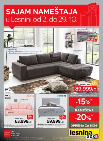 Lesnina XXXL katalog - 02.10.2023 - 29.10.2023.