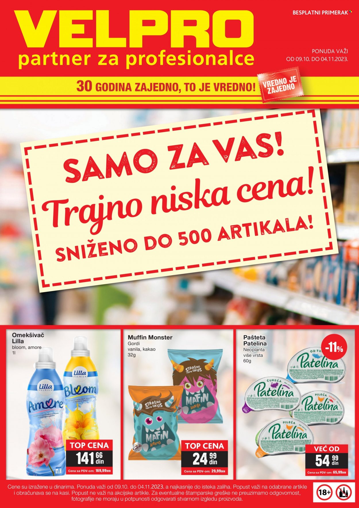 Velpro katalog - 09.10.2023 - 04.11.2023. Stranica 1