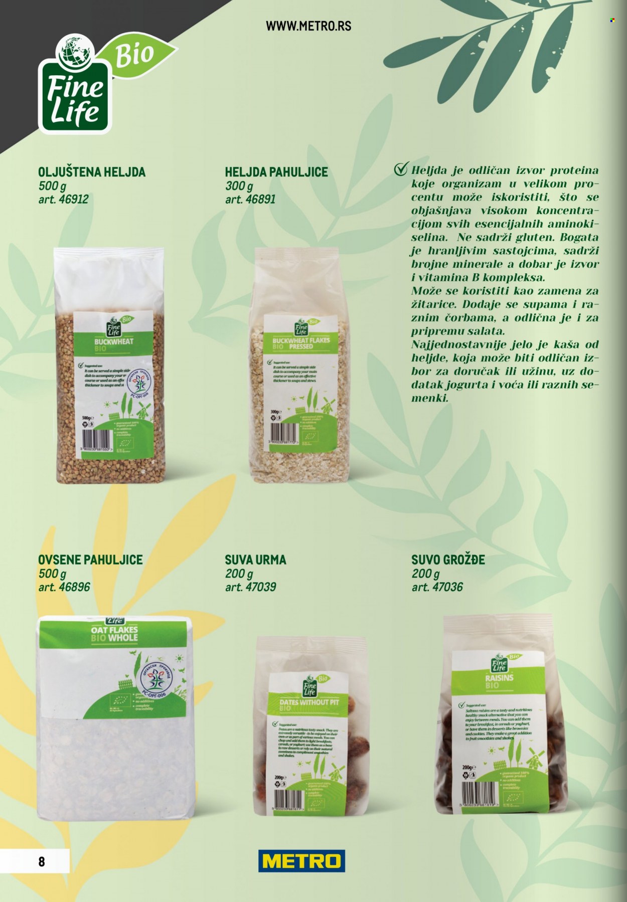 Metro katalog. Stranica 8