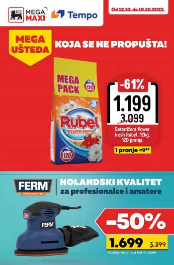 Mega Maxi katalog - 12.10.2023 - 18.10.2023.