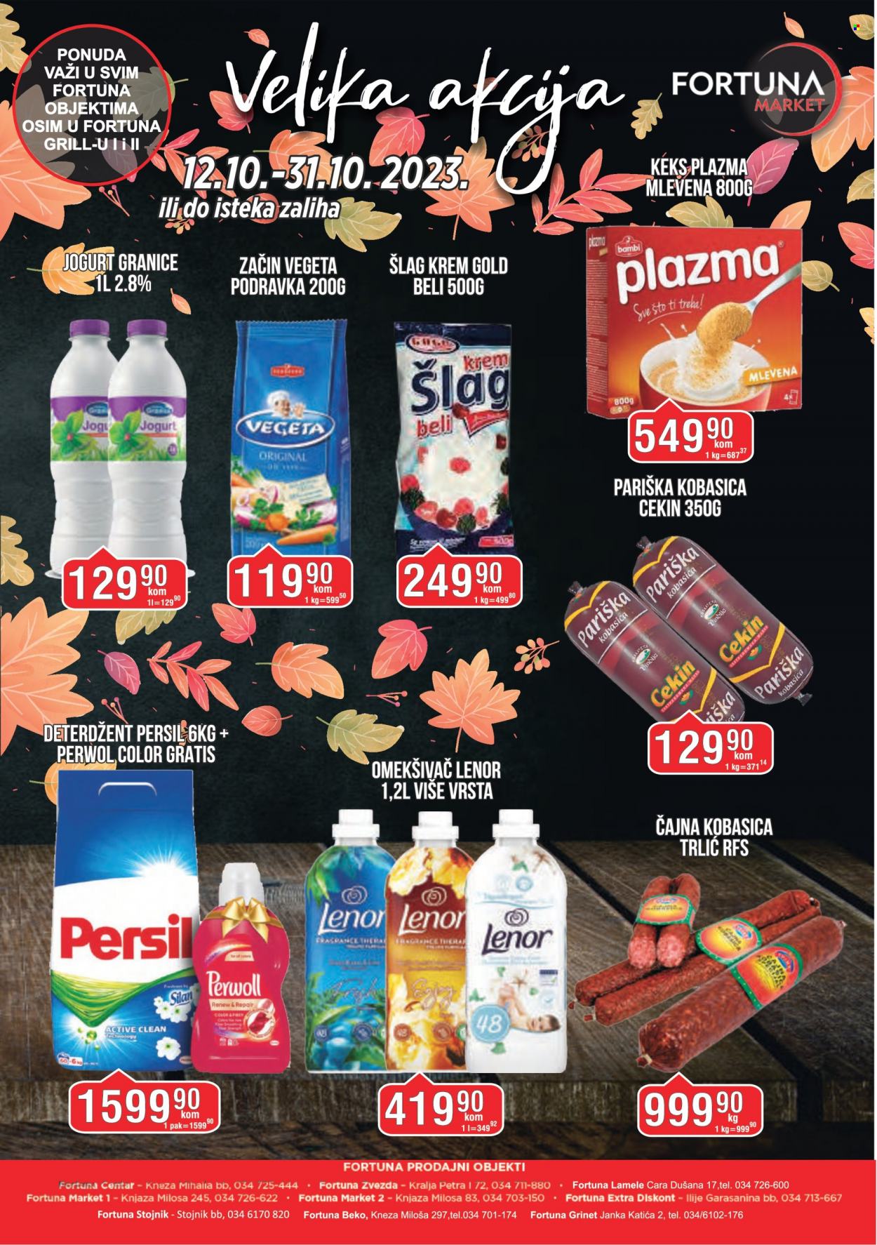 Fortuna Market katalog - 12.10.2023 - 31.10.2023. Stranica 1