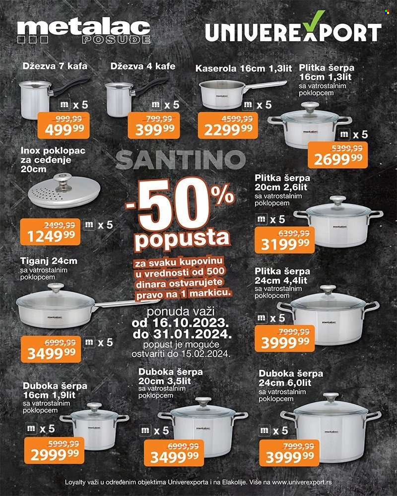 Univerexport katalog - 16.10.2023 - 31.01.2024. Stranica 1