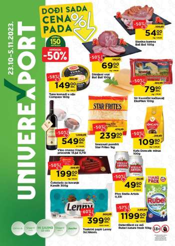 Univerexport katalog - 23.10.2023 - 05.11.2023.