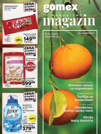 Gomex katalog - 20.10.2023 - 02.11.2023.