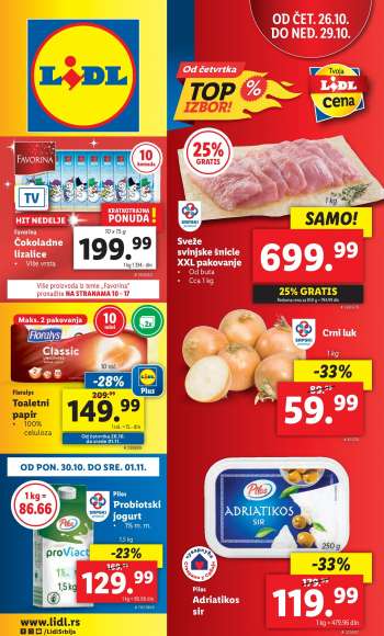 Lidl katalog - 26.10.2023 - 01.11.2023.