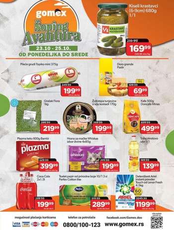 Gomex katalog - 23.10.2023 - 25.10.2023.